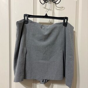 Abercrombie & Fitch Gray Mini Skirt